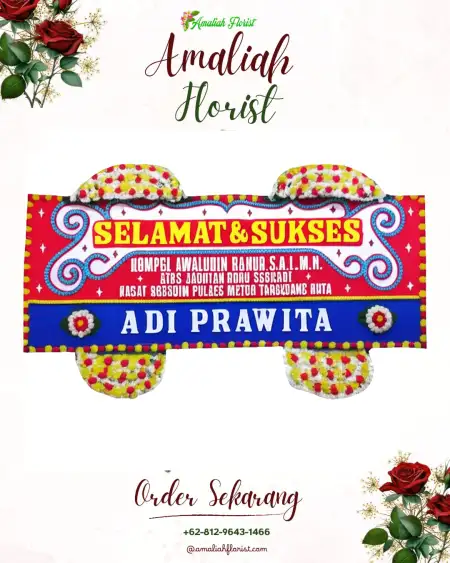 Papan Bunga Ucapan Selamat Tumenggungan